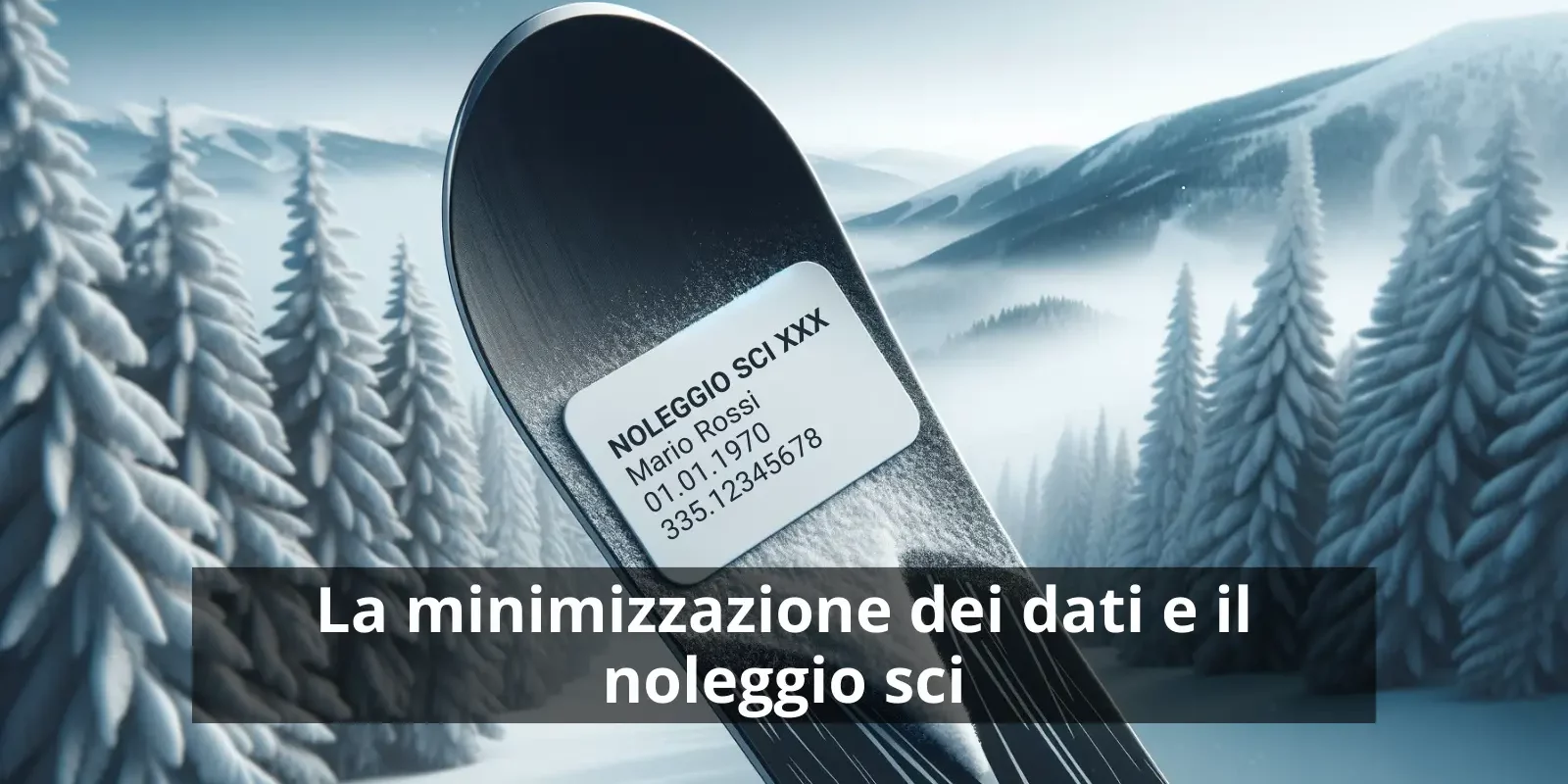La minimizzazione dei dati e il noleggio sci La minimizzazione dei dati e il noleggio sci