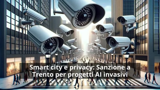 Smart city e privacy Sanzione a Trento per progetti AI invasivi