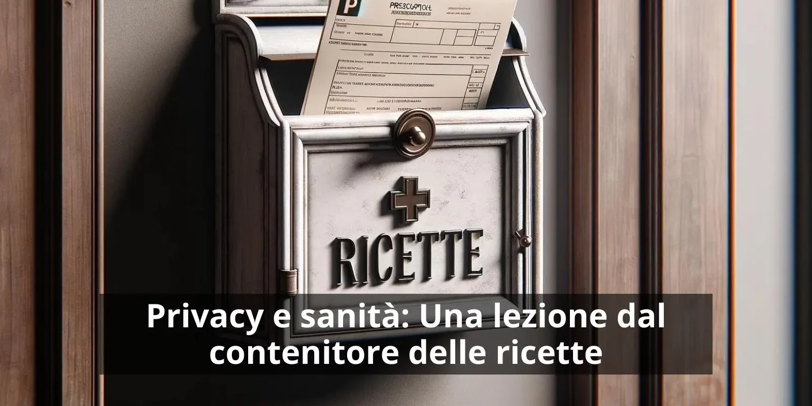 privacy e sanita una lezione dal contenitore delle ricette