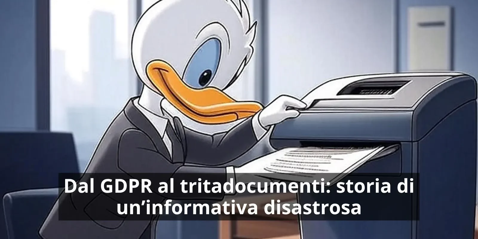 Dal GDPR al tritadocumenti