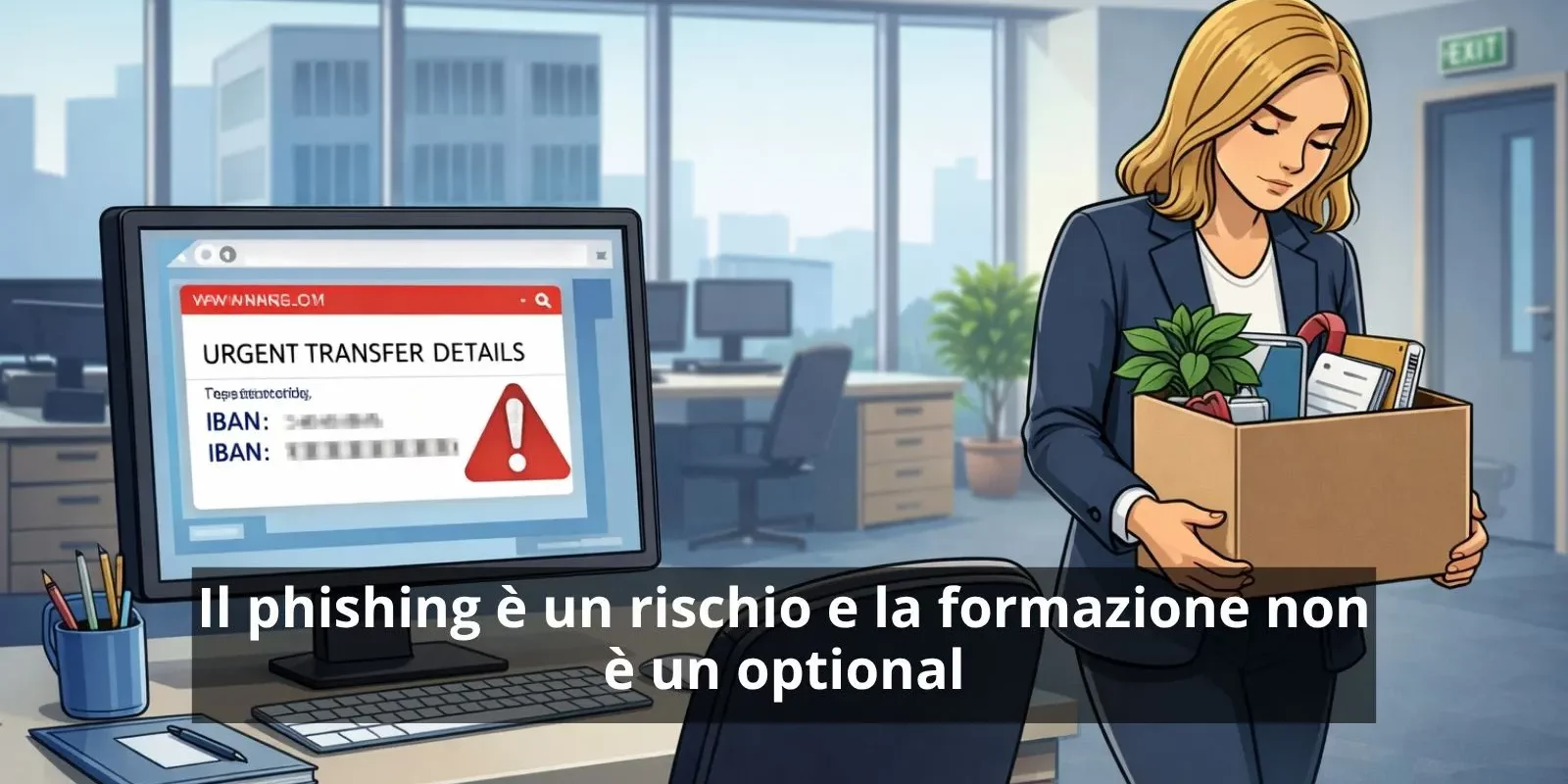 Il phishing è un rischio e la formazione non è un optional Il phishing è un rischio e la formazione non è un optional
