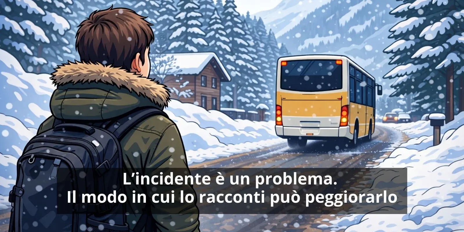L’incidente è un problema. Il modo in cui lo racconti può peggiorarlo